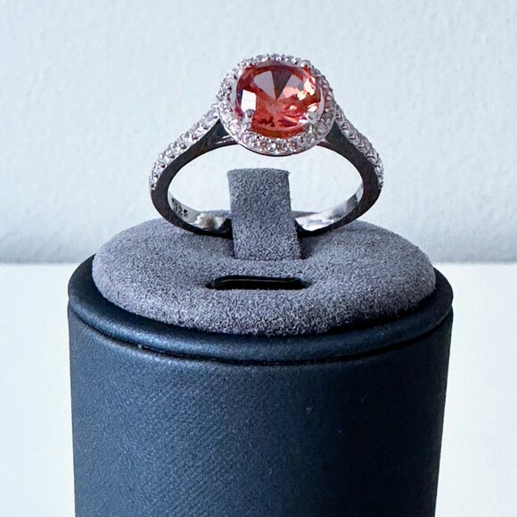 STERLING SILVER 925 Pink Stone CZ Ring Size 10 NWoT - Picture 2 of 2